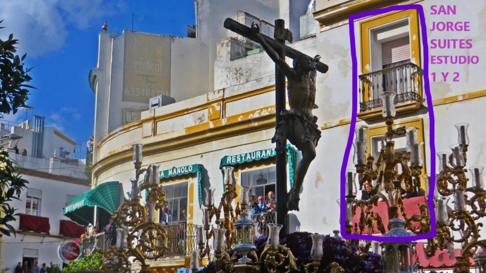 San Jorge Suites Triana セビリア エクステリア 写真